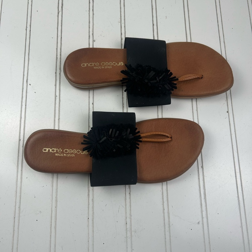 Andrรจ Assous Novalee Neutral Featherweights Sandals Womenโs Size 6-6.5 $20 - Picture 8 of 9